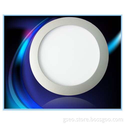650lm 8W round LED recessed panel lighting